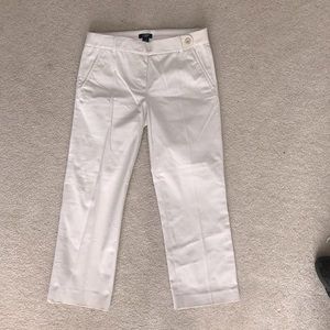 J. Crew low fit chino pants size 0 cropped NWT 5% spandex
